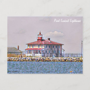 Point Lookout Lighthouse Postkarte