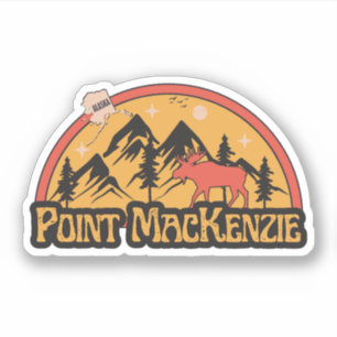 Point MacKenzie, Alaska-Sticker Aufkleber