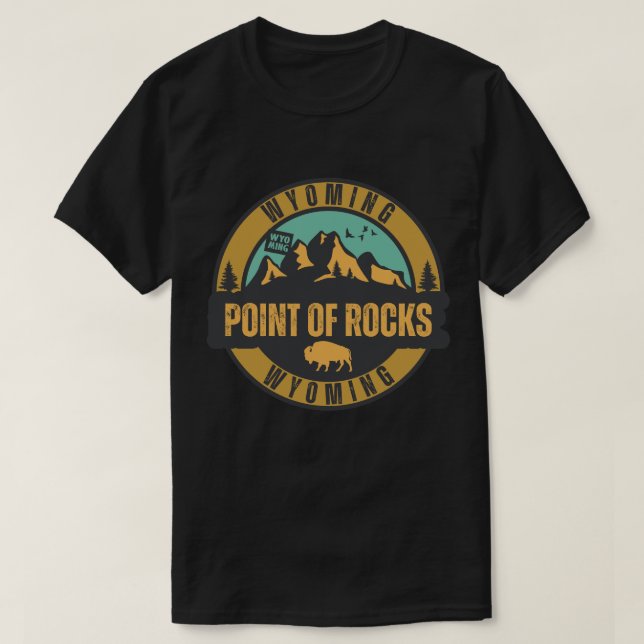 Point of Rocks, Wyoming T-Shirt (Design vorne)