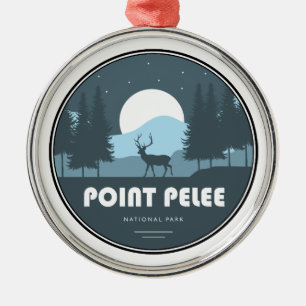 Point Pelee Nationalpark Deer Ornament Aus Metall