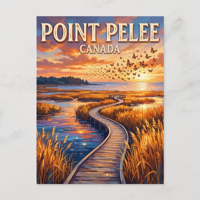 Point Pelee Nationalpark Kanada Postkarte (Vorderseite)