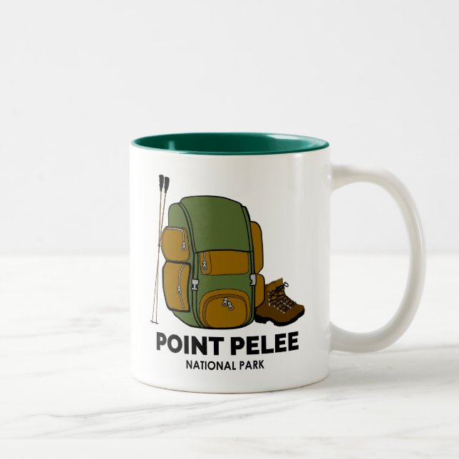 Point Pelee Nationalpark Ontario Kanada Backpack Zweifarbige Tasse (Rechts)