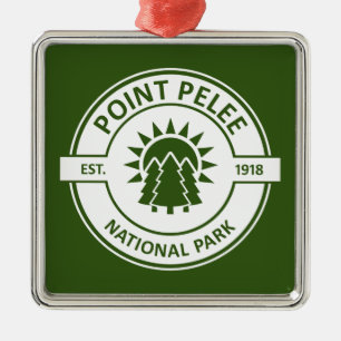 Point Pelee Nationalpark Sun Trees Ornament Aus Metall
