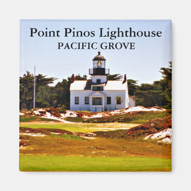 Point Pinos Lighthouse, Kalifornien Magnet (Vorne)