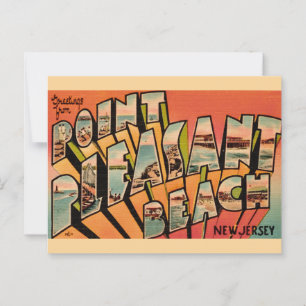 Point Pleasant Beach NJ Grußkarte Postkarte