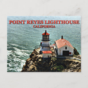 Point Reyes Lighthouse, California Postcard Postkarte