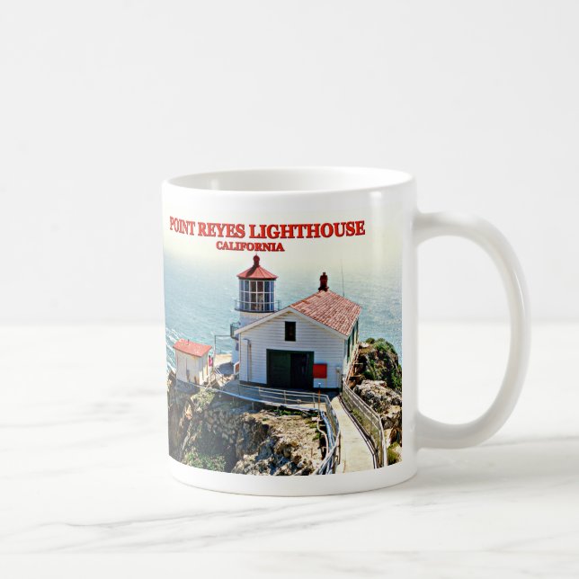 Point Reyes Lighthouse, California Tasse (Rechts)