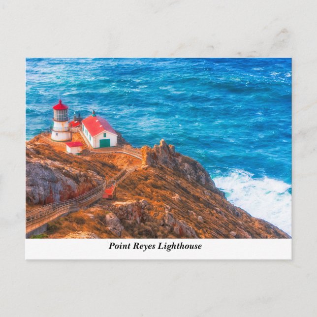 Point Reyes Lighthouse Postkarte (Vorderseite)
