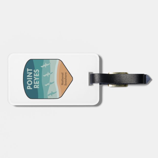 Point Reyes National Seashore California Seaguls Gepäckanhänger (Rückseite horizontal)