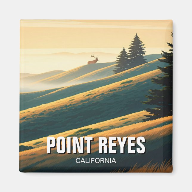 Point Reyes National Seashore Elch Magnet (Vorne)