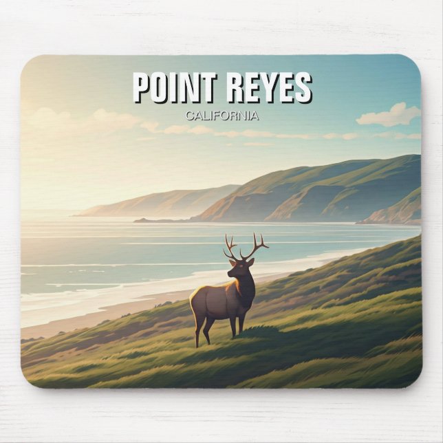 Point Reyes National Seashore Elch Mousepad (Vorne)