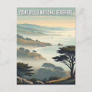 Point Reyes National Seashore Mist Postkarte