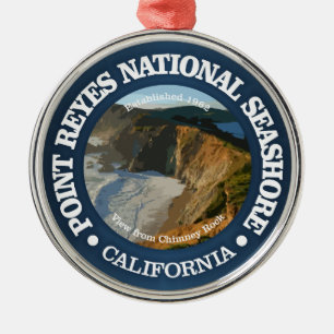 Point Reyes National Seashore Ornament Aus Metall