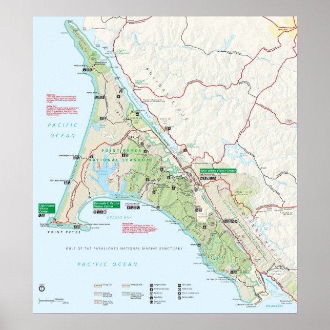Point Reyes National Seashore Poster (Vorne)