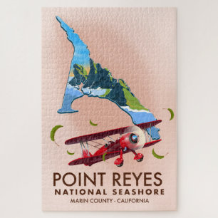 Point Reyes National Seashore Reiseplakat. Puzzle