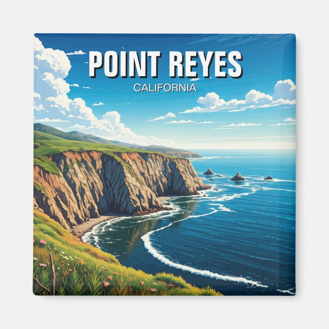 Point Reyes National Seashore Travel Magnet (Vorne)