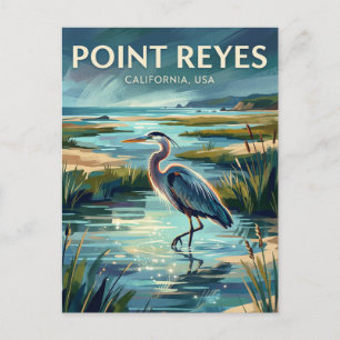 Point Reyes National Seashore USA wird zu Postkarte