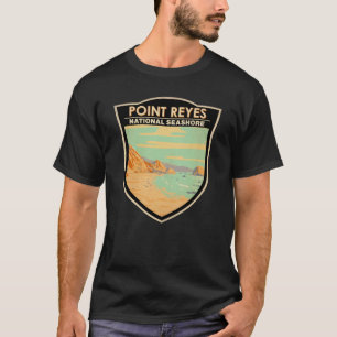 Point Reyes National Seashore Vintages Abzeichen T-Shirt