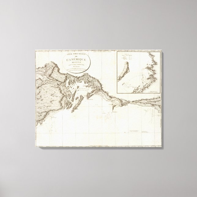 Point Riou bis Point Possession Alaska Leinwanddruck (Vorderseite)