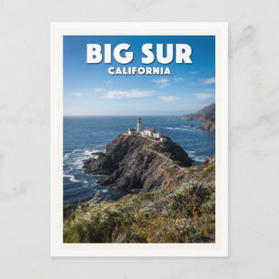 Point Sur Leuchtturm Big Sur Kalifornien Reise Postkarte