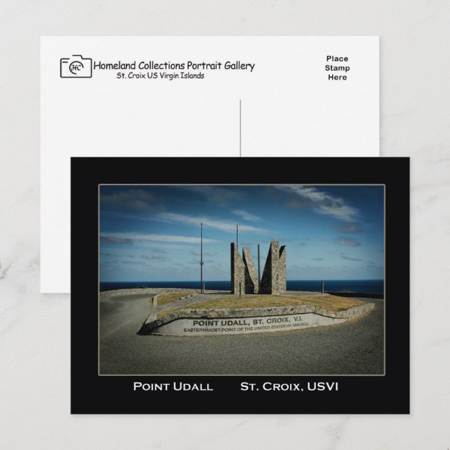 Point Udall St. Croix US Jungfrau Islands Postkarte (Vorne/Hinten)