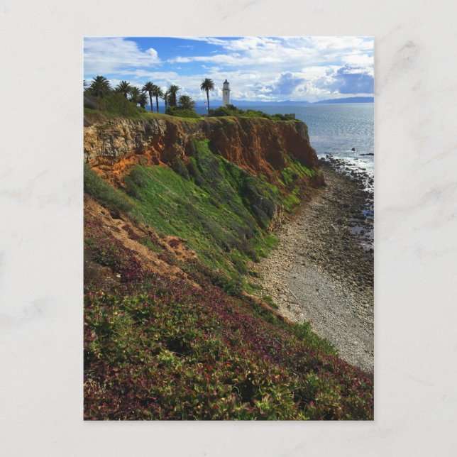 Point Vicente Lighthouse Palos Verdes Postkarten (Vorderseite)