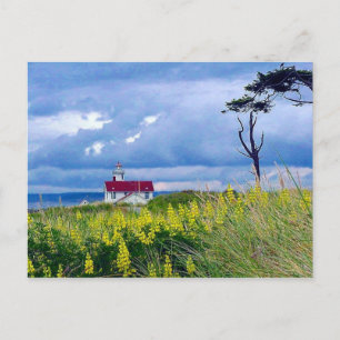Point Wilson Lighthouse, Port Townsend, Washington Postkarte