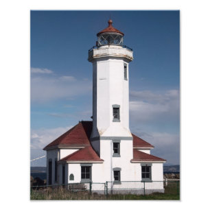 Point Wilson Lighthouse Print Fotodruck