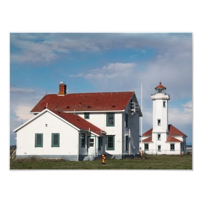 Point Wilson Lighthouse Print Fotodruck (Vorne)
