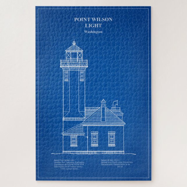 Point Wilson Lighthouse - Washington - AD Puzzle (Vertikal)