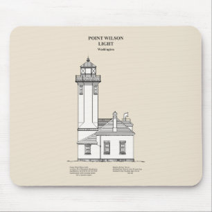 Point Wilson Lighthouse - Washington - SBD Mousepad