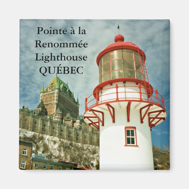 Pointe à la Renommée Lighthouse, Québec Magnet (Vorne)