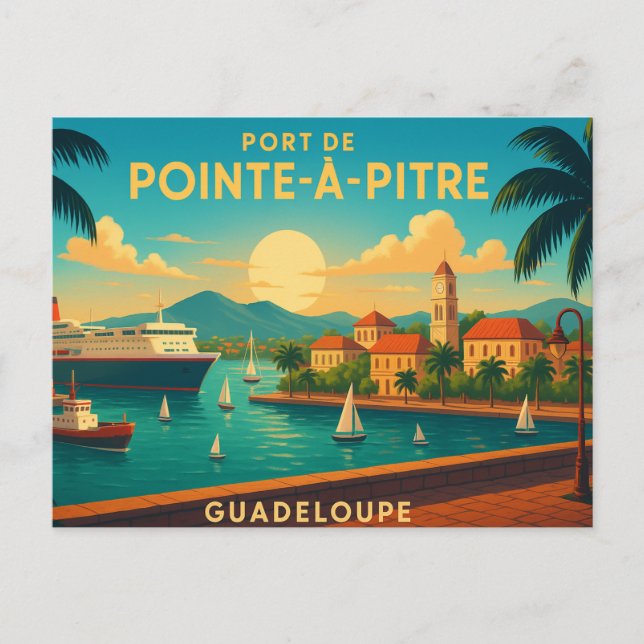 Pointe-à-Pitre Guadeloupe Postkarte (Vorderseite)