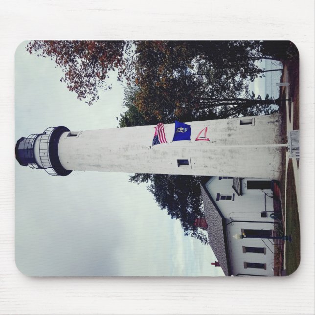 Pointe Aux Barques aus Michigan Mousepad (Vorne)