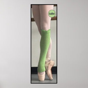 Pointe beschuht Ballett-Plakat Poster