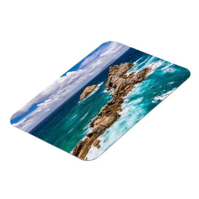 Pointe des Chateaux, Grande-Terre, Guadeloupe #2 Magnet (Linke Seite)