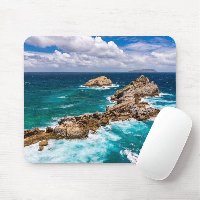 Pointe des Chateaux, Grande-Terre, Guadeloupe #2 Mousepad (Mit Mouse)