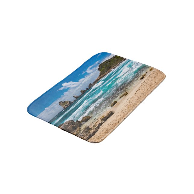 Pointe des Chateaux, Grande-Terre, Guadeloupe Badematte (Schrägansicht)