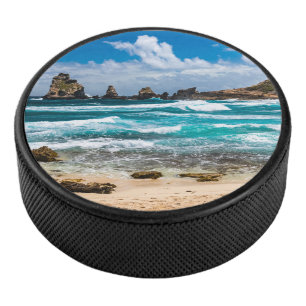 Pointe des Chateaux, Grande-Terre, Guadeloupe Eishockey Puck
