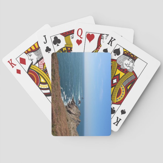 Pointe du Raz in Plogoff Spielkarten (Rückseite)