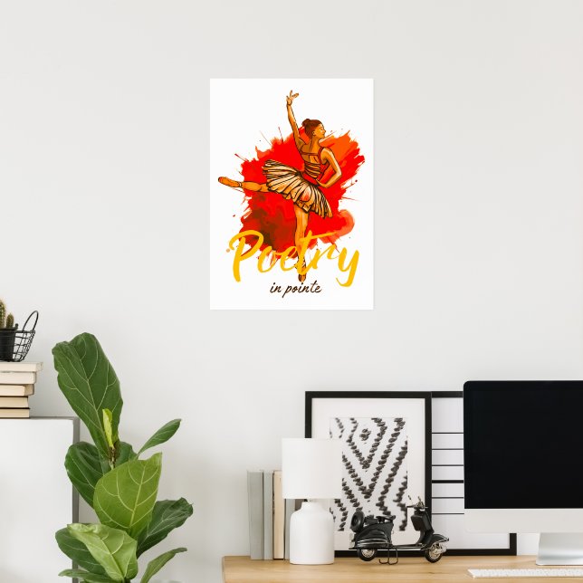 Pointe - Elegante Bar viale Poster (Heimbüro)