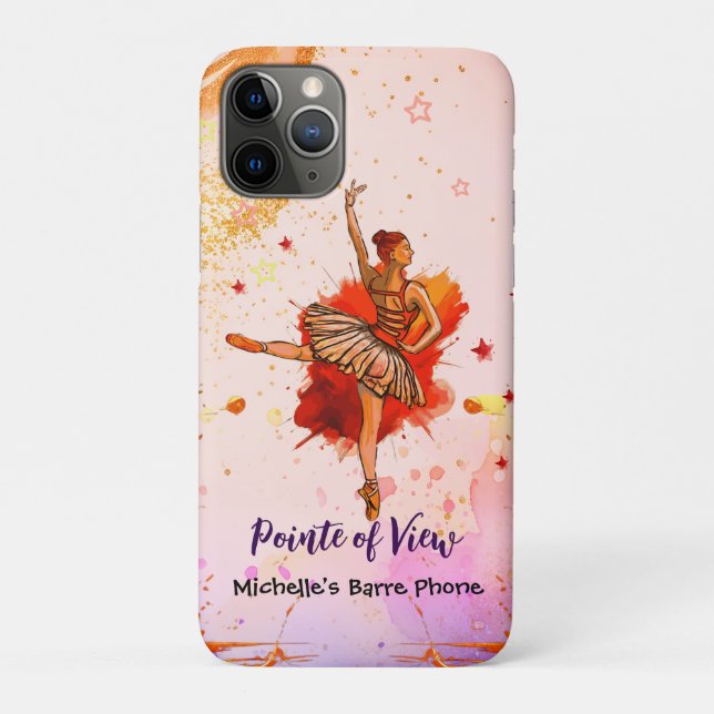 Pointe of View – Benutzerdefiniertes Ballett  Case-Mate iPhone Hülle (Rückseite)