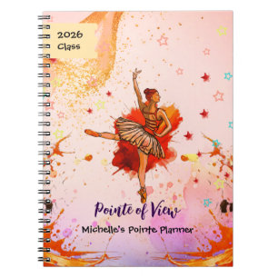 Pointe of View – Individuelles Ballet-Tagebuch Notizblock