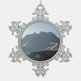 Pointe Percee Morzin Frankreich Holiday Card Poste Schneeflocken Zinn-Ornament