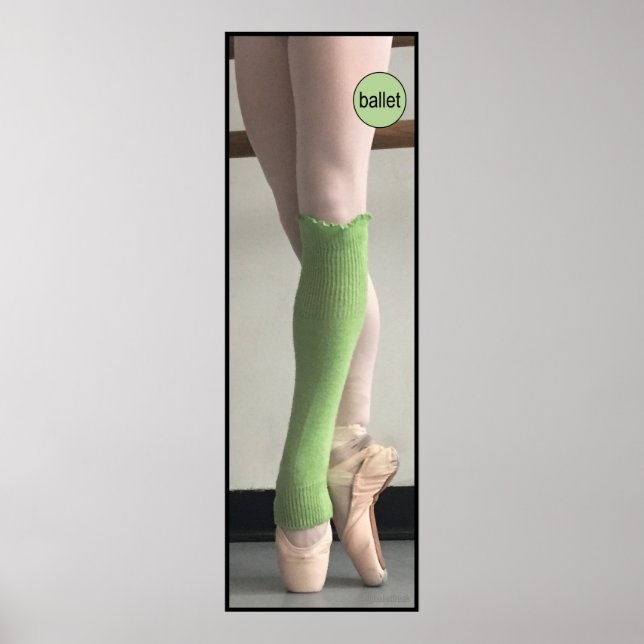 Pointe Shoes Ballet Poster (Vorne)