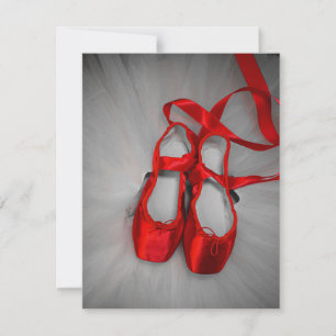 Pointe Shoes Feiertagskarte