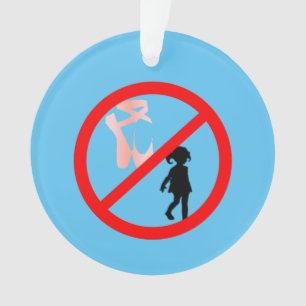 Pointe Shoes warnen Sky Blue Acrylic Ornament