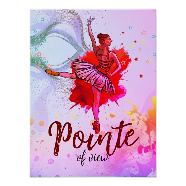 Pointe View - Pastel Ballet Dreams Poster (Vorderseite)