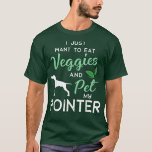 Pointer Dog Funny Vegan Hund Lover Besitzer Xmas G T-Shirt