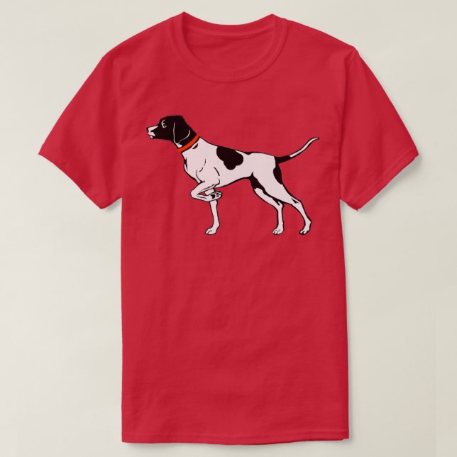 Pointer Dog Graphic English Pointer Dog Point Poin T-Shirt (Design vorne)